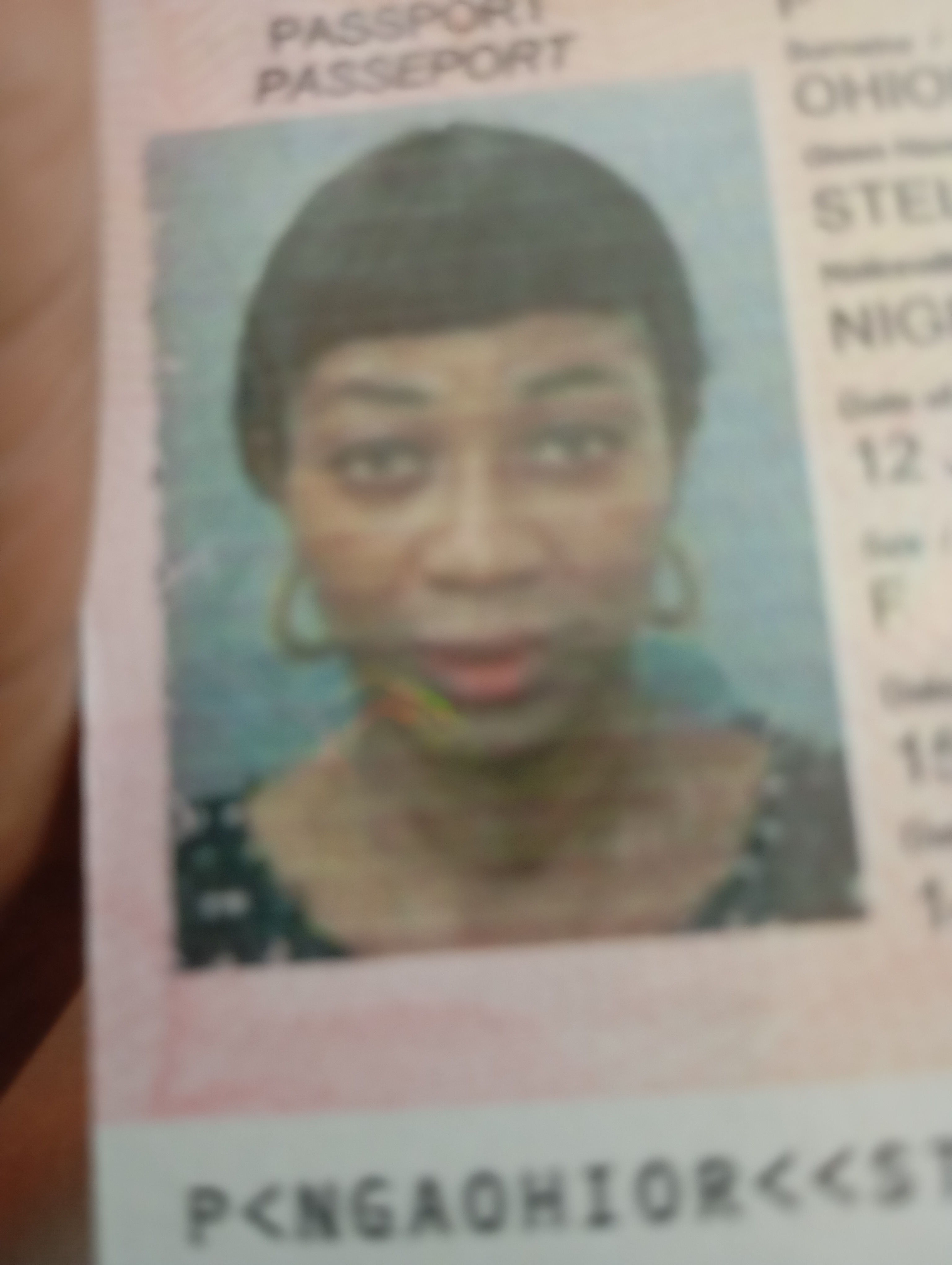 Passport Photography of Mother